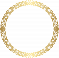 Round Border Frame Gold PNG Clip Art | Gallery Yopriceville - High ...