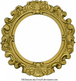 golden round frame png - Free PNG Images | TOPpng