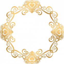 golden round frame png - Free PNG Images | TOPpng