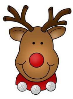 Cute Rudolph Clipart Cute Rudolph Freebie | Christmas | Pinterest ...