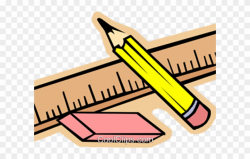 Ruler Clipart Eraser - Pencil And Eraser Clip Art - Png ...