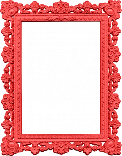 Frame2_Ornate_Red.png | Pinterest | Clip art, Scrapbook frames and Scrap