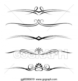 Vector Illustration - Decorative elements, border and page ...