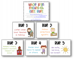 Whole Brain Teaching-ish Rules :) | Brain, Classroom management and ...