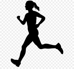 Free Female Runner Silhouette, Download Free Clip Art, Free ...