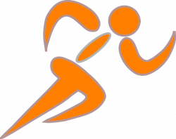 Orange Runners Clip Art at Clker.com - vector clip art ...