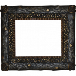 Rustic 'Faux Bois' Wood and Gesso Gilt Picture Frame | Pinterest ...