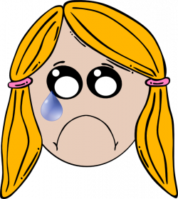 Lady Cute Sad Clip Art at Clker.com - vector clip art online ...