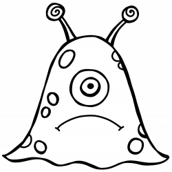 Images of Alien Clipart Black And White - #SpaceHero