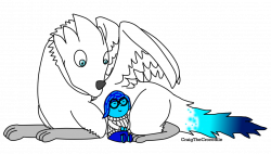 Snowy and Sadness by CraigTheCrocodile on DeviantArt