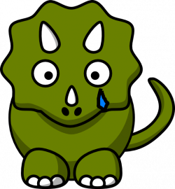 Sad Dino Clip Art at Clker.com - vector clip art online, royalty ...