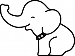 Elephant Black And White Free Baby Elephant Baby Elephant Clipart ...