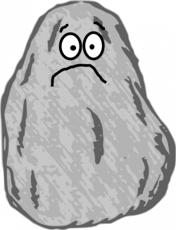 Mr. Unhappy Rock Clip Art at Clker.com - vector clip art ...