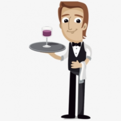 Free Waiter Clipart Cliparts, Silhouettes, Cartoons Free ...