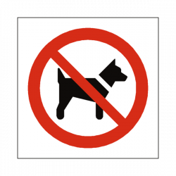 No Dogs Symbol Sign – Safety-Label.co.uk | Safety Signs, Safety ...