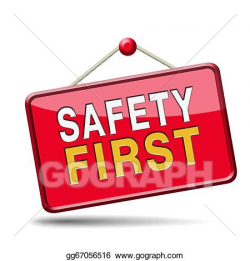 Drawing - Safety first. Clipart Drawing gg67056516 - GoGraph