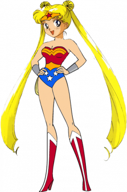 Sailor Moon as Wonder Woman by Darthranner83 on DeviantArt