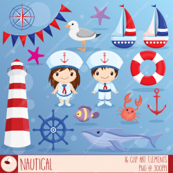 Pin by yueguang100 on 100天 | Nautical clipart, Baby clip ...