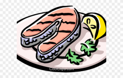 Salmon Clipart Baked Fish - Cooked Salmon - Png Download ...