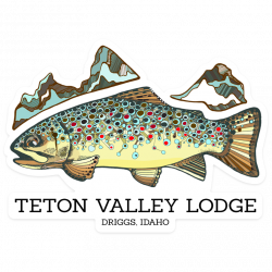 TVL Sports Logo Sticker - Teton Valley Lodge