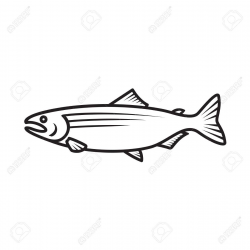 Salmon Clipart easy fish 8 - 1299 X 1300 Free Clip Art stock ...