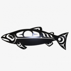 Salmon Transparent Northwest Coast - Coast Salish Art Fish ...