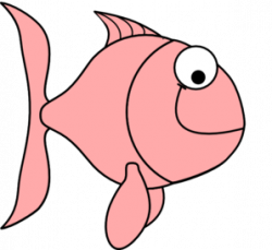 Salmon pink fish bubbles clip art free clipart images image ...