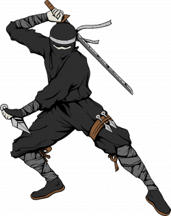 Ninja Ninjutsu Samurai Martial arts Wall decal - Japanese ninja ...