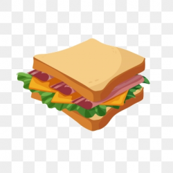 Sandwich Cartoon Png, Vector, PSD, and Clipart With ...