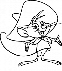Speedy Gonzales Coloring Pages Many Interesting Cliparts