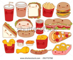 Collection Of Lovely Baby Food Doodle Icon , Cute Hamburger ...