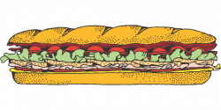 28+ Collection of Subway Sandwich Drawing | High quality, free ...