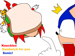 Knuckles Sandwich? by CoreHedgy on DeviantArt