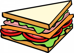 Half Sandwich Clipart - Clip Art Library