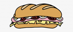 Turkey Clipart Lunch Meat - Sub Sandwich Clip Art - Free ...