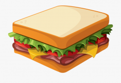 Hamburger Clipart Party Food - Sandwich Clipart Png ...