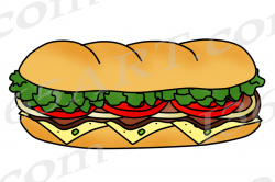 Build A Sub Sandwich Clipart Set