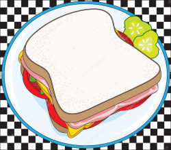 Download sandwich on a plate clipart Delicatessen Pickled ...