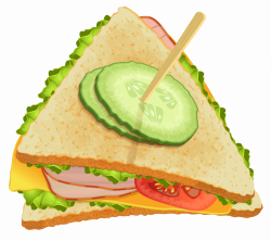 Triangle Sandwich Png Clipart | jokingart.com Sandwich Clipart