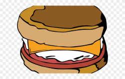 Sandwich Clipart Breakfast Sandwich - Breakfast Sandwich ...