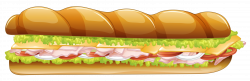 Clip art - Long Sandwich PNG Vector Clipart Image 5047*1640 ...