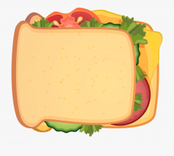 Sandwich Png Clipart - Square Sandwich Clipart , Transparent ...