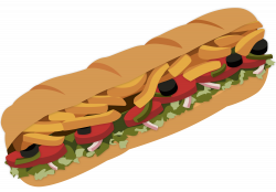 Sub Sandwich Clip Art N12 free image