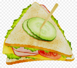 Tea sandwich Clip art Ham - png download - 3000*2666 - Free ...