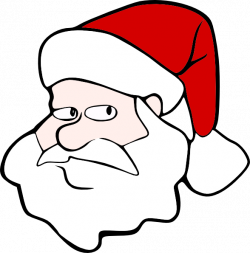 Cartoon Santa Head Clip Art at Clker.com - vector clip art online ...