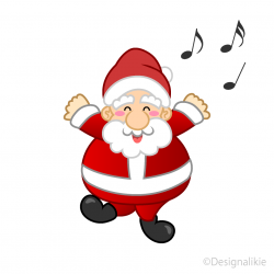 Dancing Santa Clipart Free Picture｜Illustoon