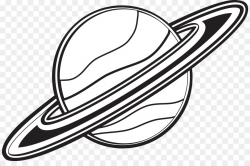 Saturn Planet Black and white Clip art - Saturn Cliparts png ...