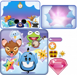 Mobile - Disney Emoji Blitz - GUI (03/04) - The Spriters Resource