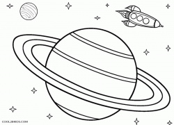 Saturn Planet Coloring Pages - Saturn Planet Outline - Clip ...