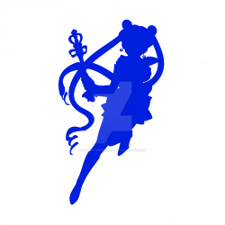 Sailor Moon Silhouette at GetDrawings.com | Free for personal use ...